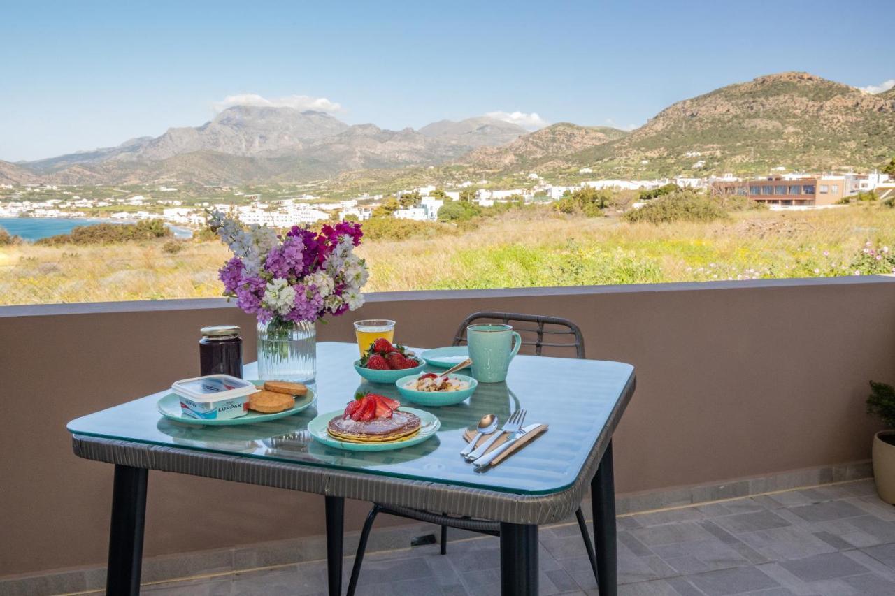 Studio Athena With Panoramic View Of Makrygialos Pilalímata Exteriör bild