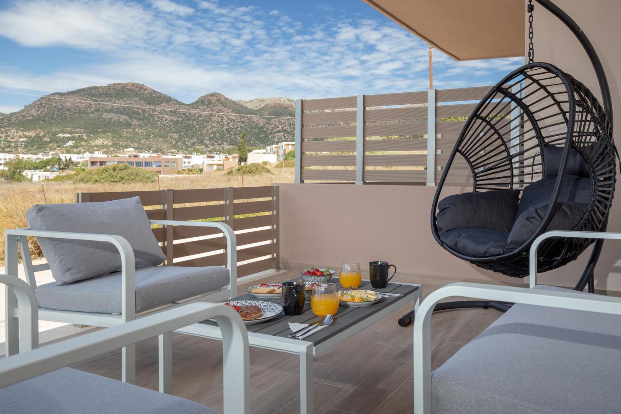 Studio Athena With Panoramic View Of Makrygialos Pilalímata Exteriör bild