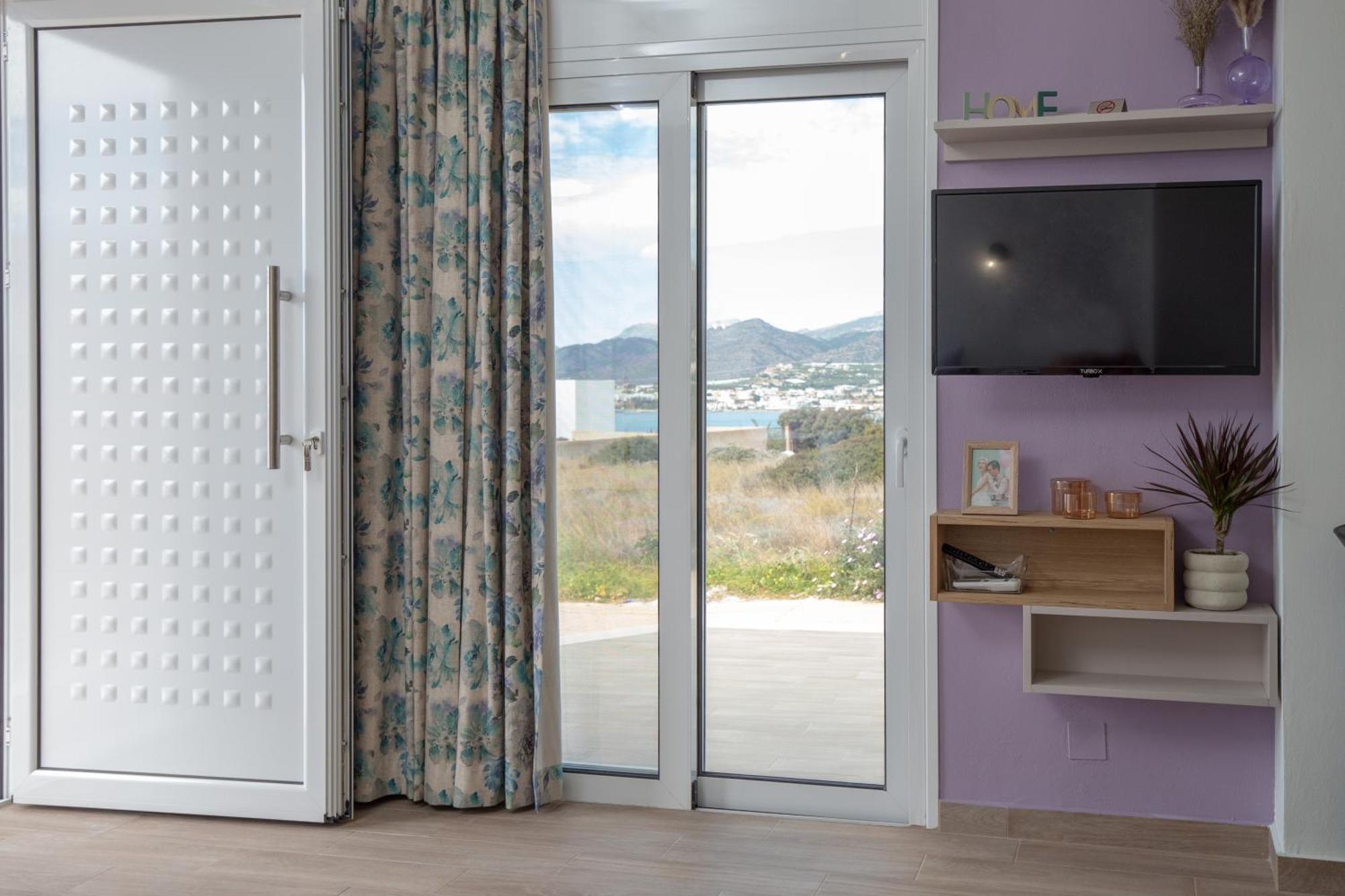 Studio Athena With Panoramic View Of Makrygialos Pilalímata Exteriör bild